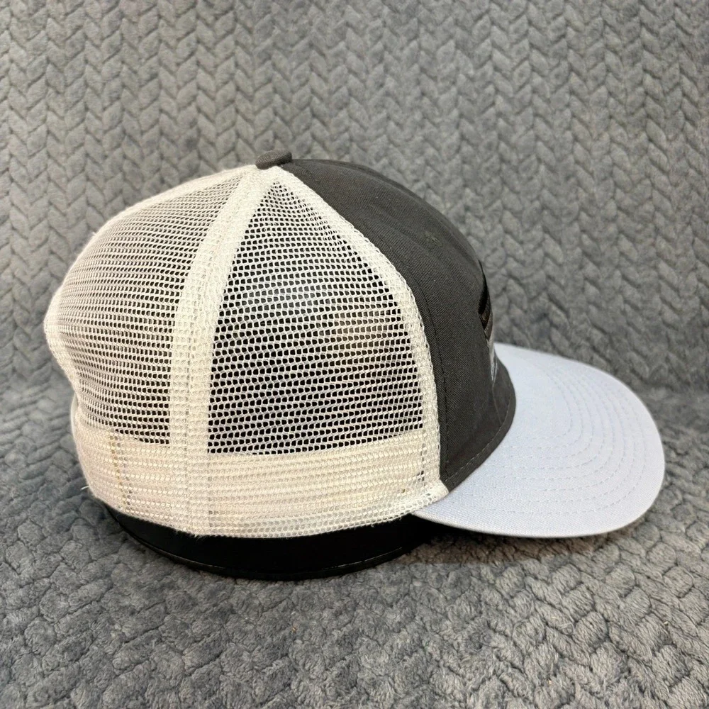 Ouray The Angling Company Key West Shark Trucker Hat Gray Blue Snapback 5123